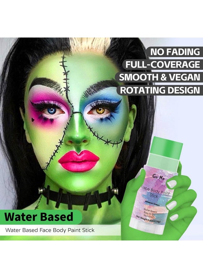 Water Based Amazon Green Face Body Paint Stick,Non-Toxic Face Painting,Easy-To-Use Facepaint For Halloween Costumes Cosplay Sfx Hulk Gamora Witch Makeup,0.63Oz - pzsku/Z5591090518C4668A595CZ/45/_/1734437857/8f76b4af-6377-46fa-9305-0ef3eae1ef76