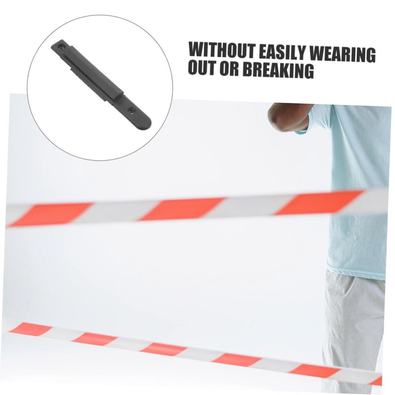 2pcs Retractable Lanyard Clip with Belt Receiver for Construction Safety Gear Black - Image 5