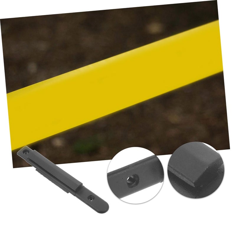 2pcs Retractable Lanyard Clip with Belt Receiver for Construction Safety Gear Black - Image 4