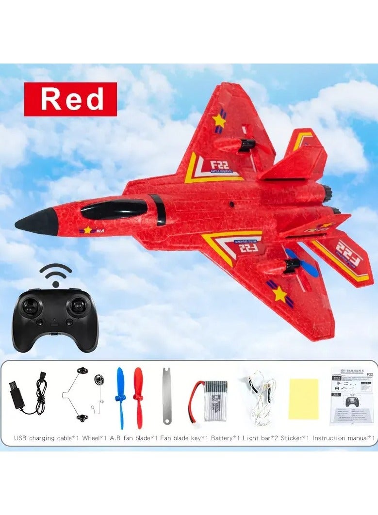 Flying Jet, Remote Control Airplanes Toy for Boys Girls Kids, RC AirPlane, F22 Airplane Fighter Ready to Fly, 2.4Ghz 2 Channel  - Image 4