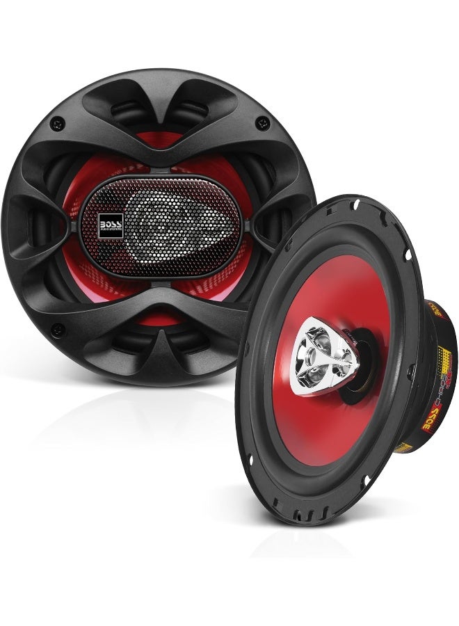BOSS AUDIO SYSTEMS BOSS Audio Systems CH6530 Car Speakers - 300 Watts of Power Per Pair and 150 Watts Each, 6.5 Inch, Full Range, 3 Way, Sold in Pairs  - Image 1