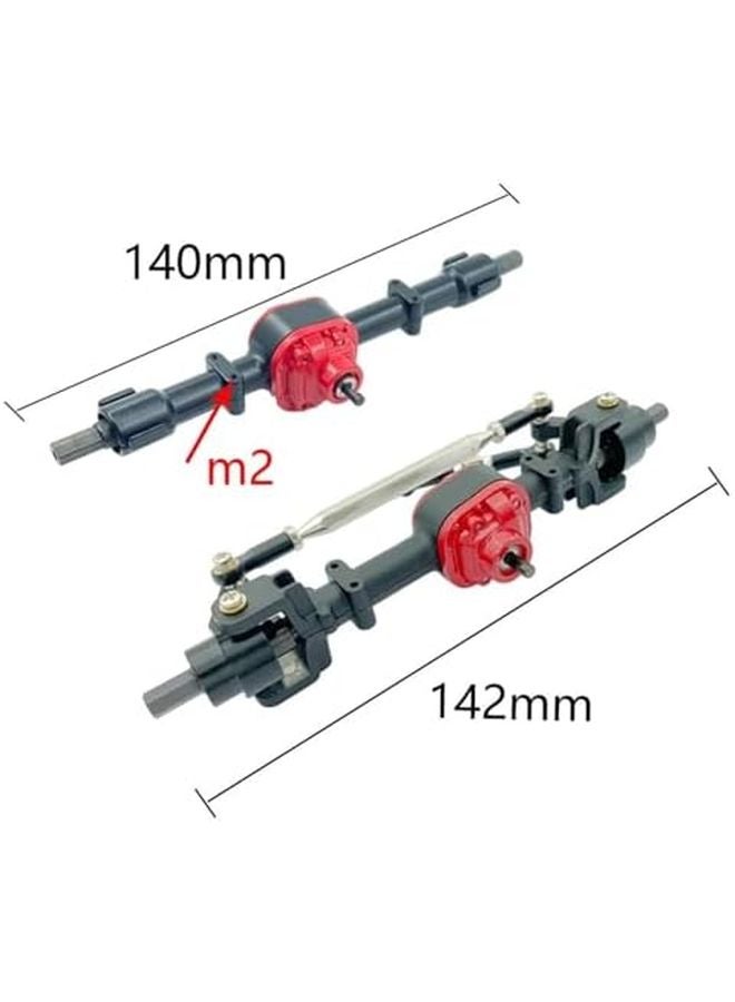 مجموعة محور أمامي خلفي من سبيكة الفضة B لترقية سيارات التحكم عن بعد 1 12 مقياس MN D91 D96 99S FJ45 - Image 5
