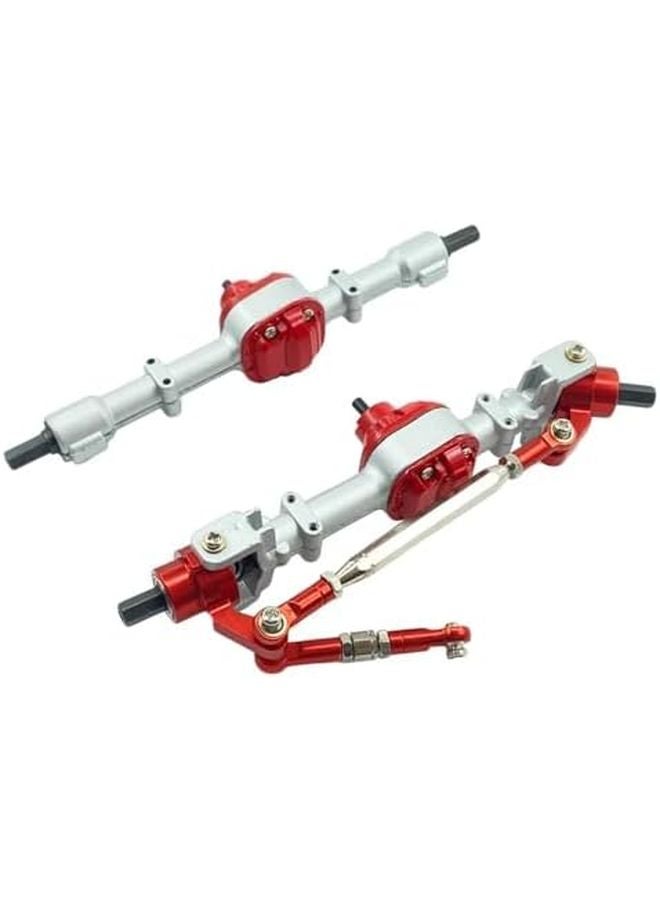 مجموعة محور أمامي خلفي من سبيكة الفضة B لترقية سيارات التحكم عن بعد 1 12 مقياس MN D91 D96 99S FJ45 - Image 2