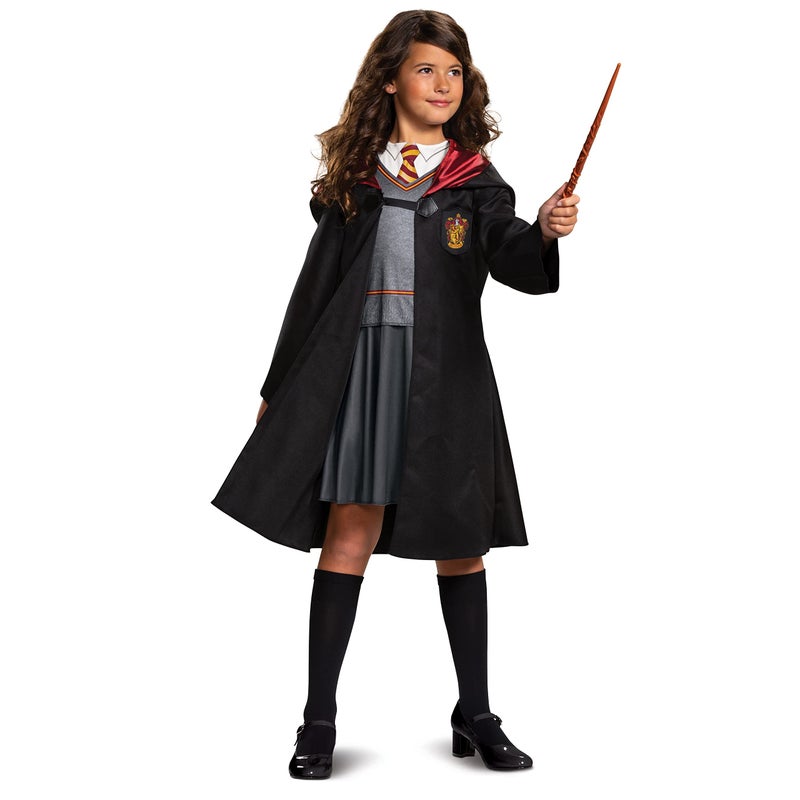 Disguise Harry Potter Hermione Granger Classic Girls Costume, Black & Red, Kids Size Large (10-12) - Image 2