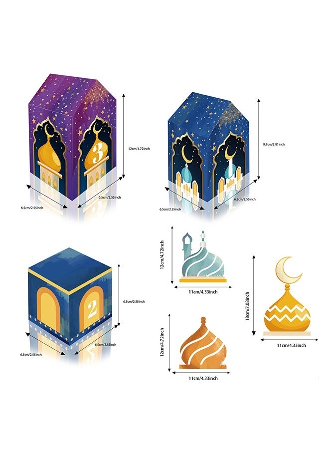 Eid al-Adha Decorations,Eid al-Adha Advent Calendar,30 Day Calendars for Crafts and Filling Children DIY  Gift Boxes Children - https://f.nooncdn.com/p/pzsku/Z55916F1274C3B02CD3EEZ/45/1746226681/eb93dbdc-9032-4e94-a056-c33f0a0d8a0d.jpg?width=original