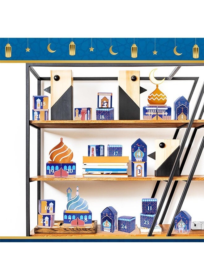 Eid al-Adha Decorations,Eid al-Adha Advent Calendar,30 Day Calendars for Crafts and Filling Children DIY  Gift Boxes Children - https://f.nooncdn.com/p/pzsku/Z55916F1274C3B02CD3EEZ/45/1746226682/e6ea6c03-bff9-4902-8a76-cfb3c757829a.jpg?width=original