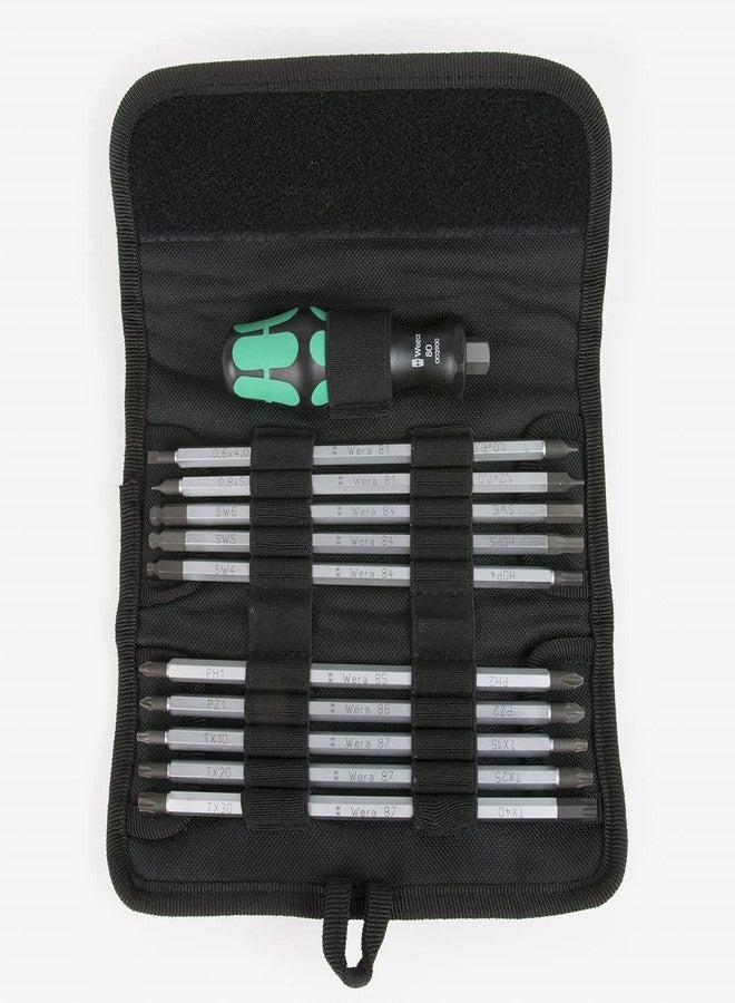 Wera 05002990001 Vario 88/1 Combination Blades and Handle Set in Vinyl Pouch, 11-Piece - Image 2