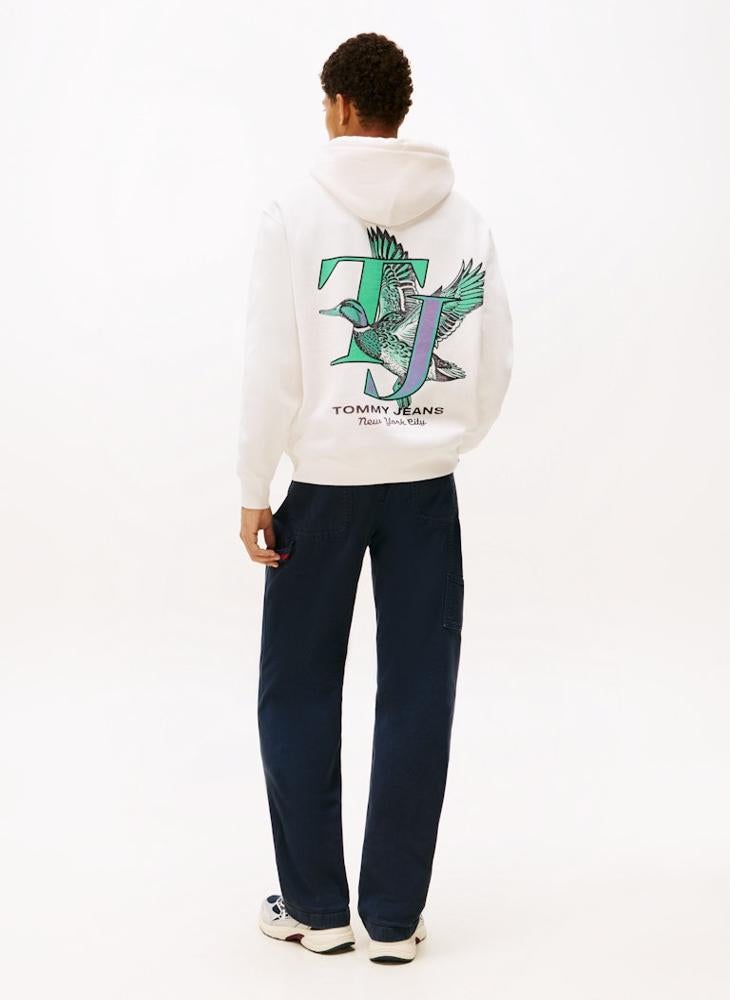 TOMMY JEANS Back Graphic Relaxed Hoody - Image 2