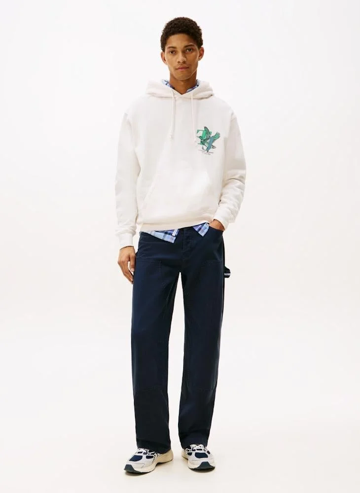 TOMMY JEANS  Back Graphic Relaxed Hoody for Men | Best Price UAE