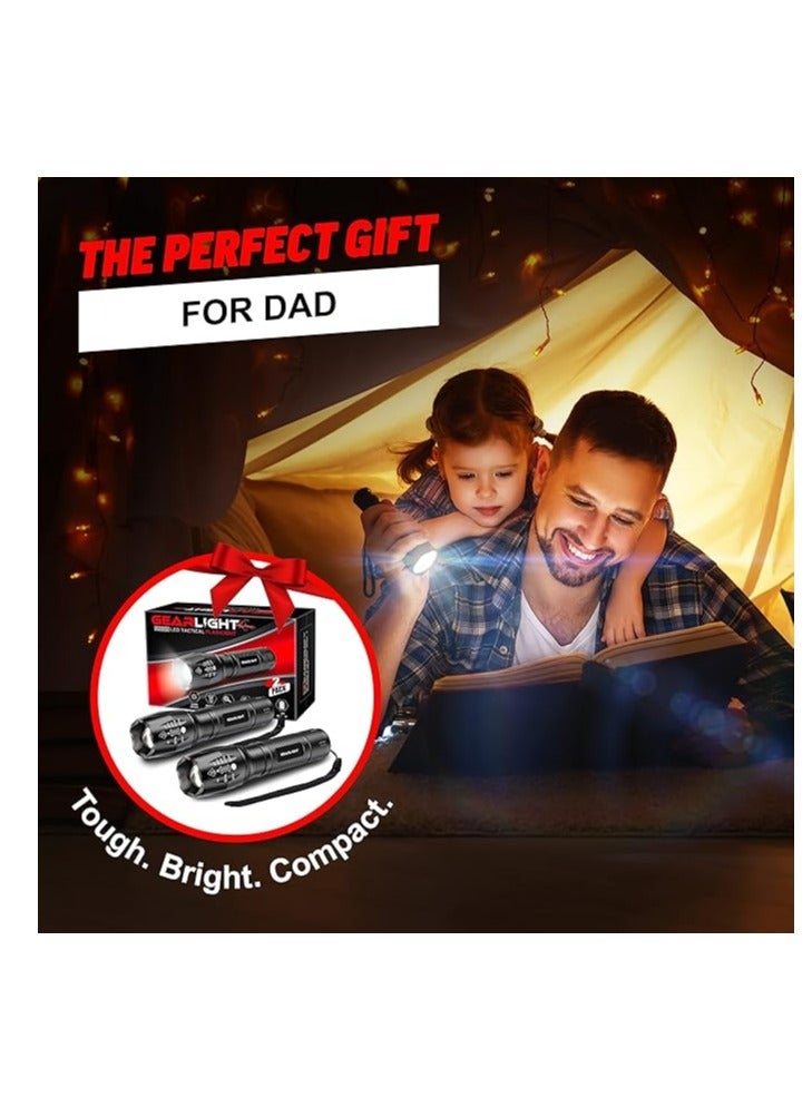 GearLight LED Flashlights - Mini Camping Flashlights with High Lumens, 5 Modes, Zoomable Beam - Powerful, Bright, and Versatile Tactical Flash Light for Outdoor and Home Use - Image 3