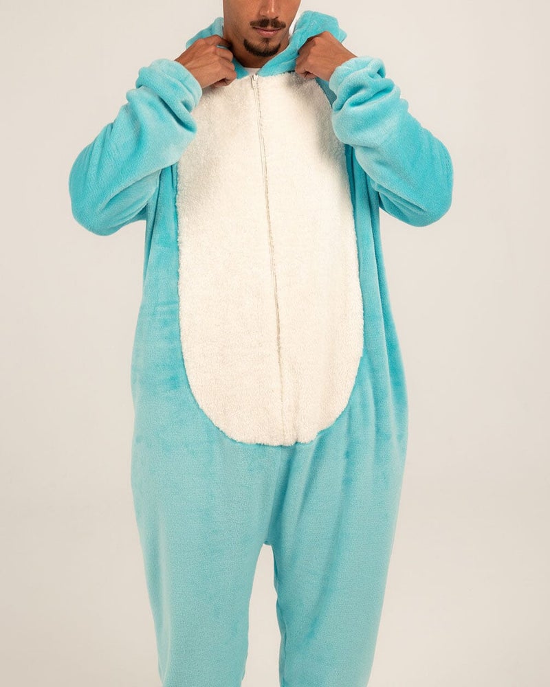 In Your Shoe Blue Bear Onesie - Image 4