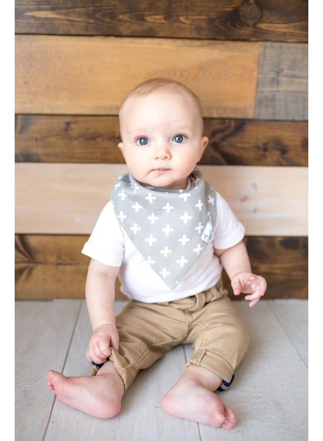 Copper Pearl 6 Pack Soft Cotton Baby Bibs for Drooling and Teething, Absorbent Drool Bibs for Baby Boy, Adjustable to Fit Newborns to Toddlers, Tons of Styles (Rider Set) - Image 3