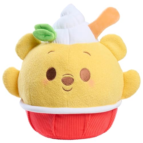 Just Play Disney Munchlings SqueezeAMunch Large Lemon Scented Mint Shaved Ice Winnie The Pooh Plush Kids Toys for Ages 0 by Just Play - Image 1