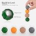 Ednzion Fidget Toys Adults 4PCS Magnetic Silicone Stress Balls for Anxiety Focus ADHD Relief Textured Sensory Desk Gadgets Stocking Stuffers or White Elephant Gifts for Men Women Teens - Image 4