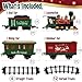 stargo Christmas Train Set for Under The Tree with Lights Music Sounds and Steam Electric Train with OnOff Button Smoke Tracks Perfect Holiday or Birthday Gift for Boys Toddlers Ages 3 Year Olds - Image 4