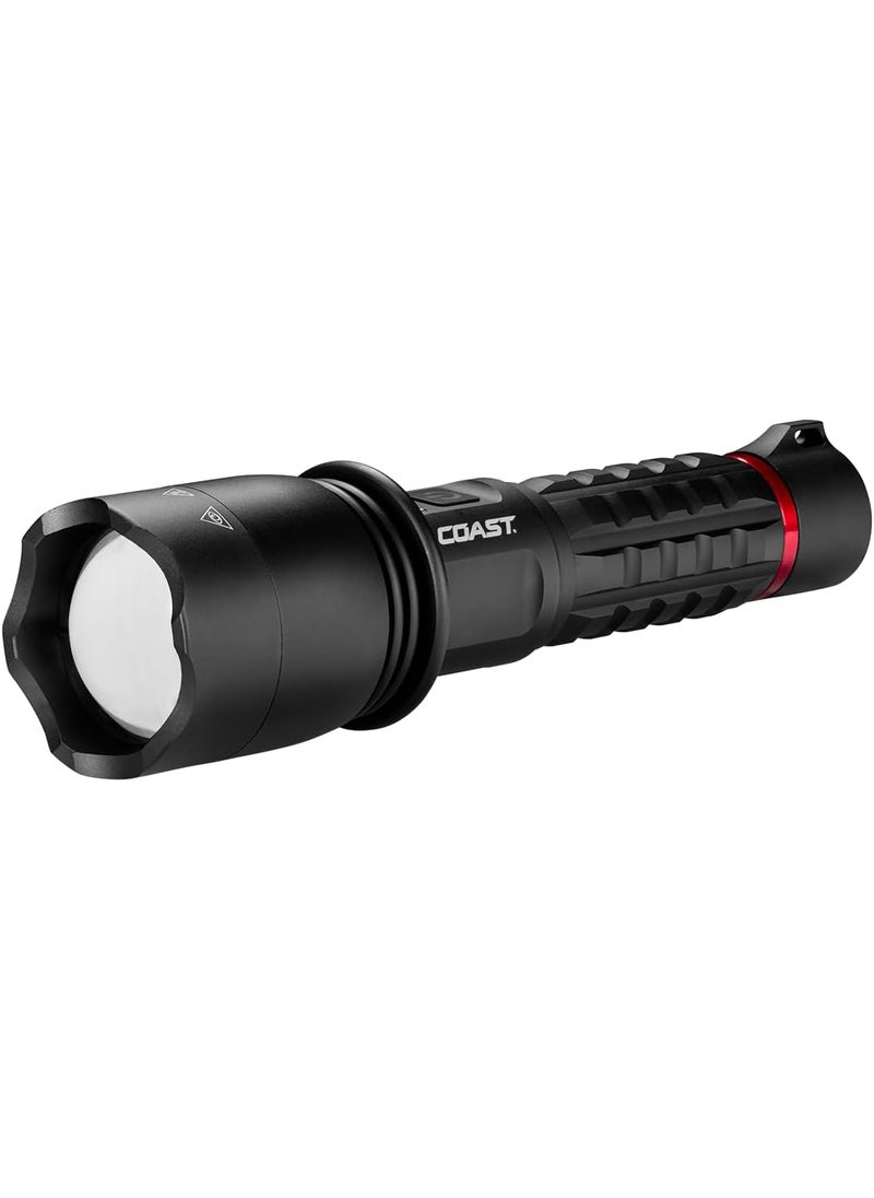 Coast Coast XP20R 4000 Lumen USBC Rechargeable LED Flashlight with Slide Focus and Pure Beam Focusing Optic 5 Light Modes  - Image 1