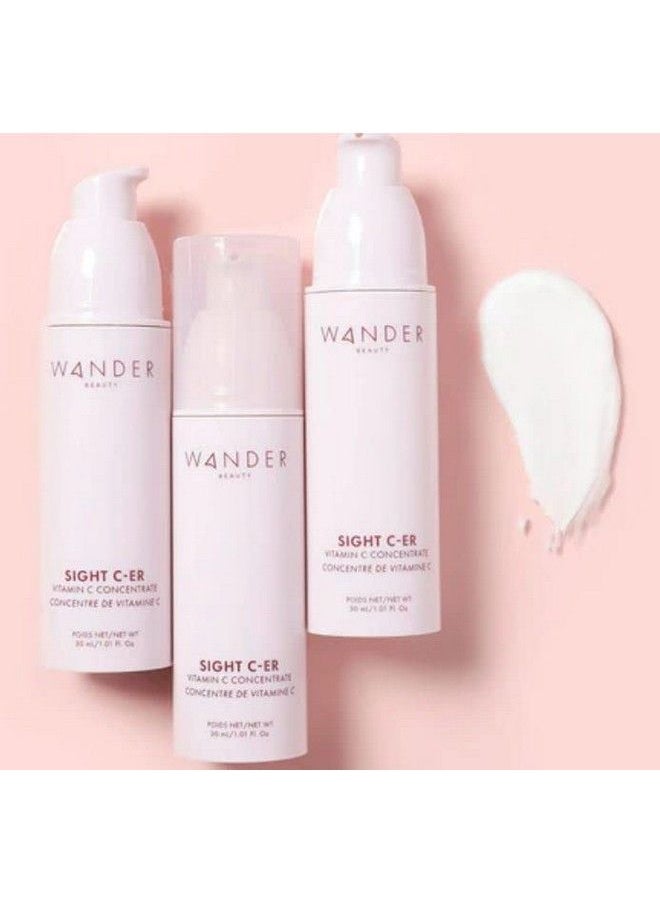 Wander Beauty 20% Vitamin C Serum Niaminicide & Hyaluronic Acid Serum For Face : Wander Beauty Sight Cer Vitamin C Concentrate : 20% Csuite Complex With Vitamin E Kakadu Plum Cruelty Free Vegan Skincare  - Image 3