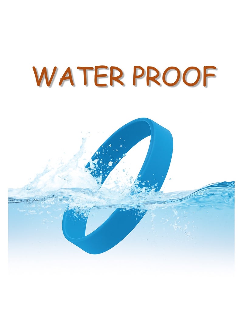 برينت شوب فور مي أساور مطاطية ملونة للحفلات والمناسبات وحفلات جمع التبرعات - مثالية للرياضة وحفلات أعياد الميلاد وبناء الفريق وحملات التوعية ومفضلات الحفلات - Image 3