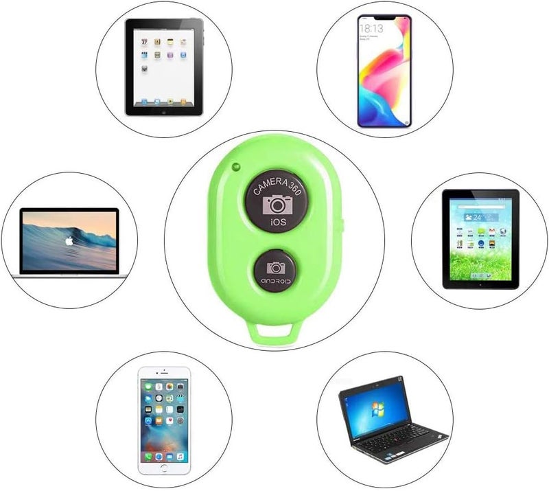 AngelReally Wireless Camera Shutter Remote Control for Smart Phones- Compatible with iOS/Android (2 Black) - Image 4