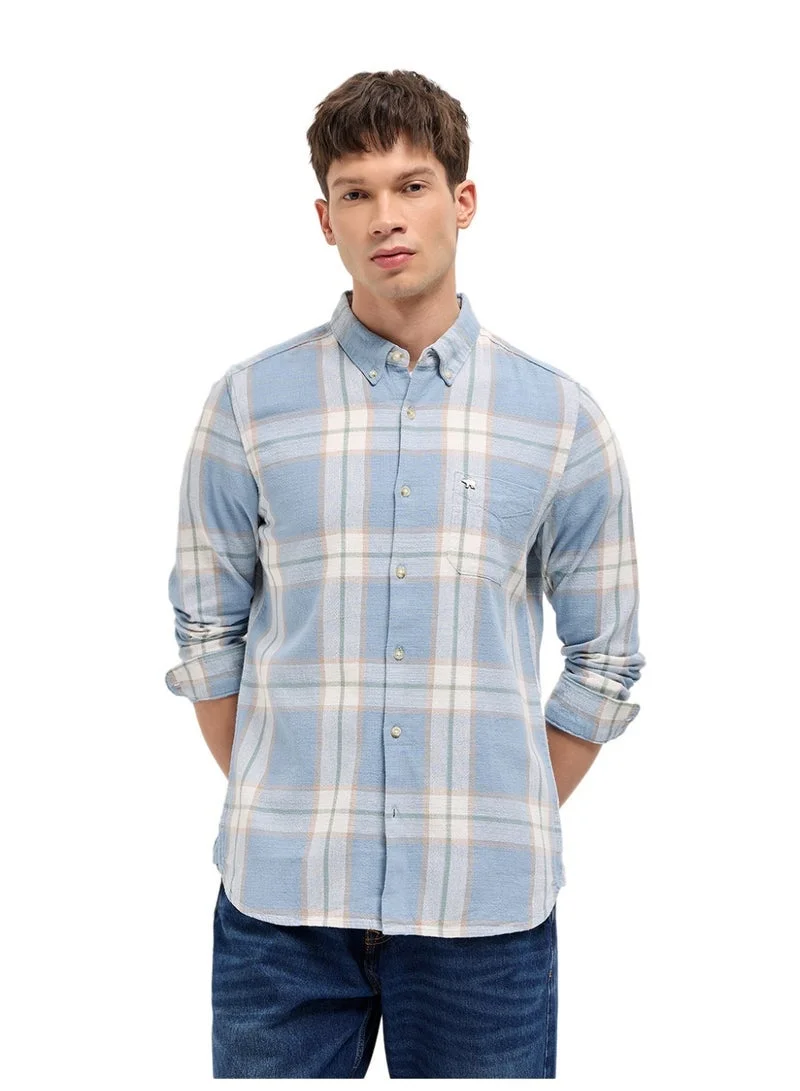 THE BEAR HOUSE  Men’s Long Sleeve Shirt – Classic, Comfortable and Stylish Essential for Work, Travel or Casual Outings for Men | Best Price UAE