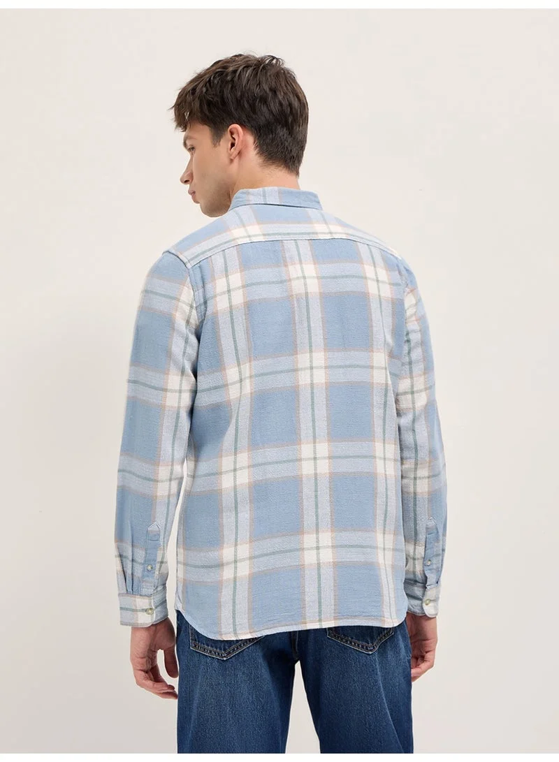 The Bear House  Men’s Long Sleeve Shirt – Classic, Comfortable and Stylish Essential for Work, Travel or Casual Outings for Men | Best Price UAE