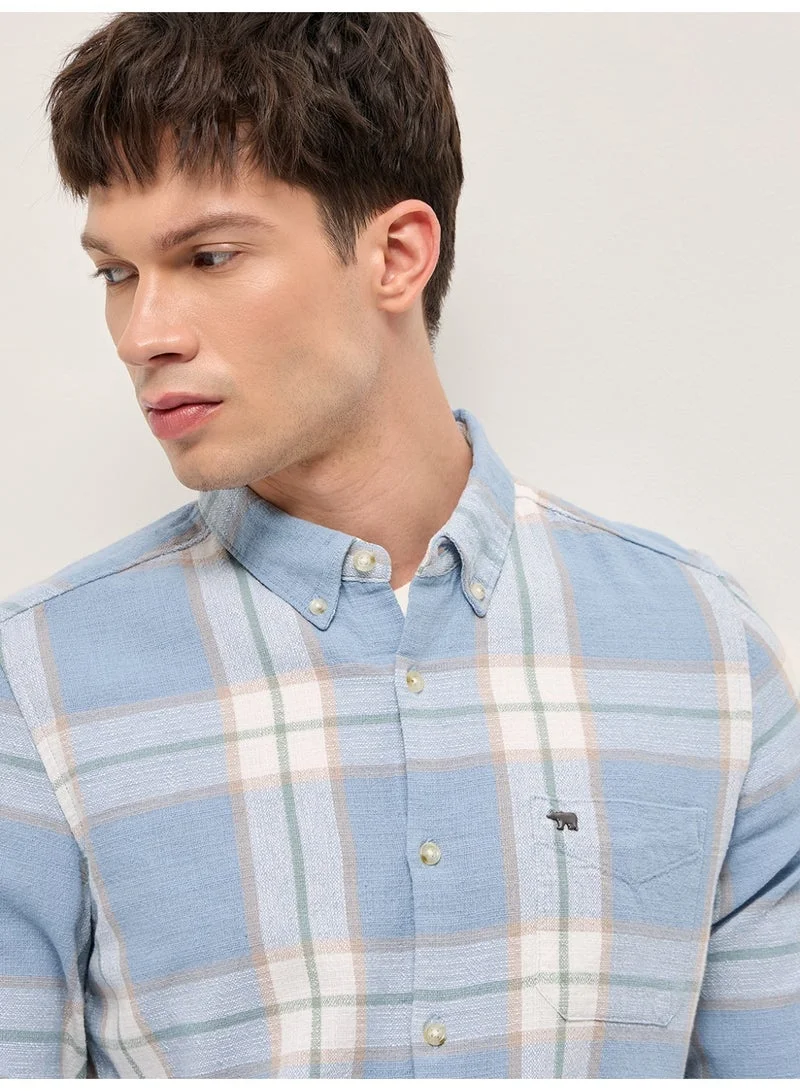 The Bear House  Men’s Long Sleeve Shirt – Classic, Comfortable and Stylish Essential for Work, Travel or Casual Outings for Men | Best Price UAE