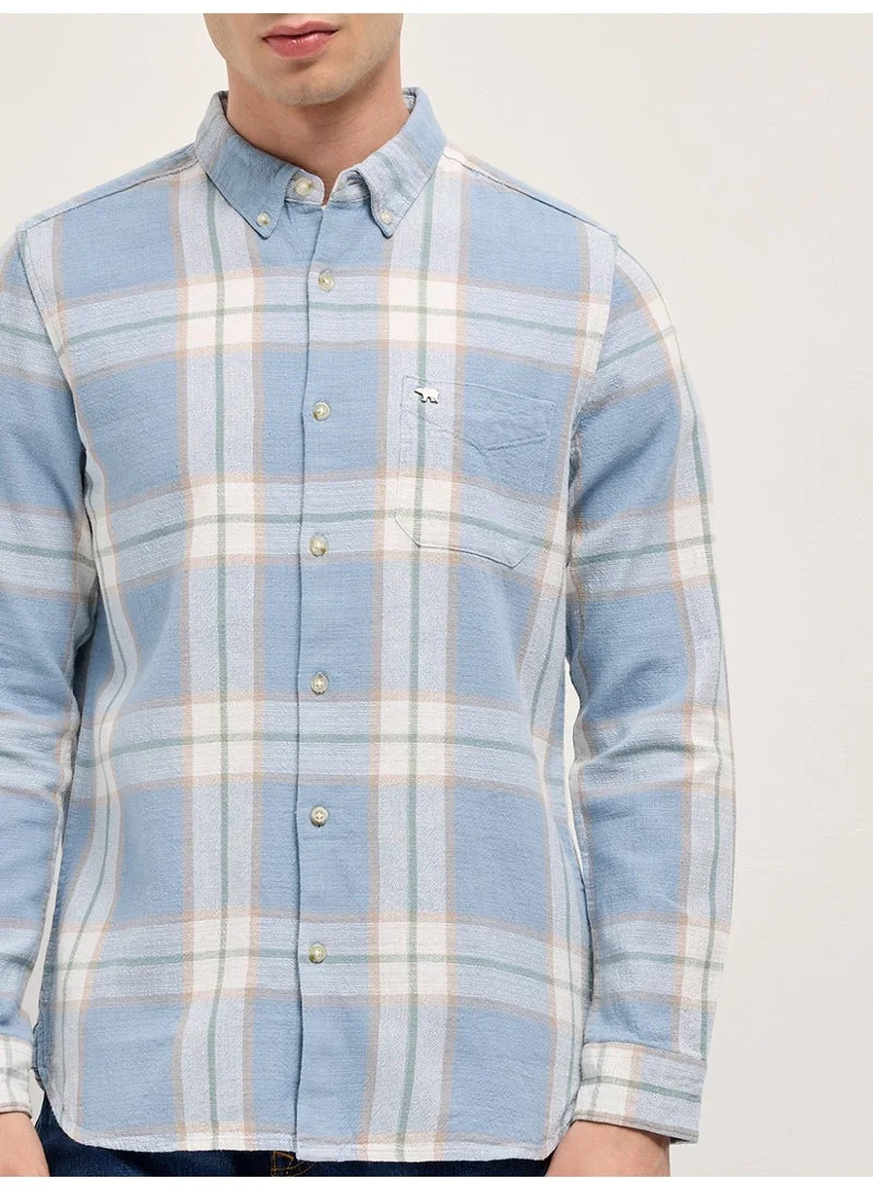 The Bear House  Men’s Long Sleeve Shirt – Classic, Comfortable and Stylish Essential for Work, Travel or Casual Outings for Men | Best Price UAE