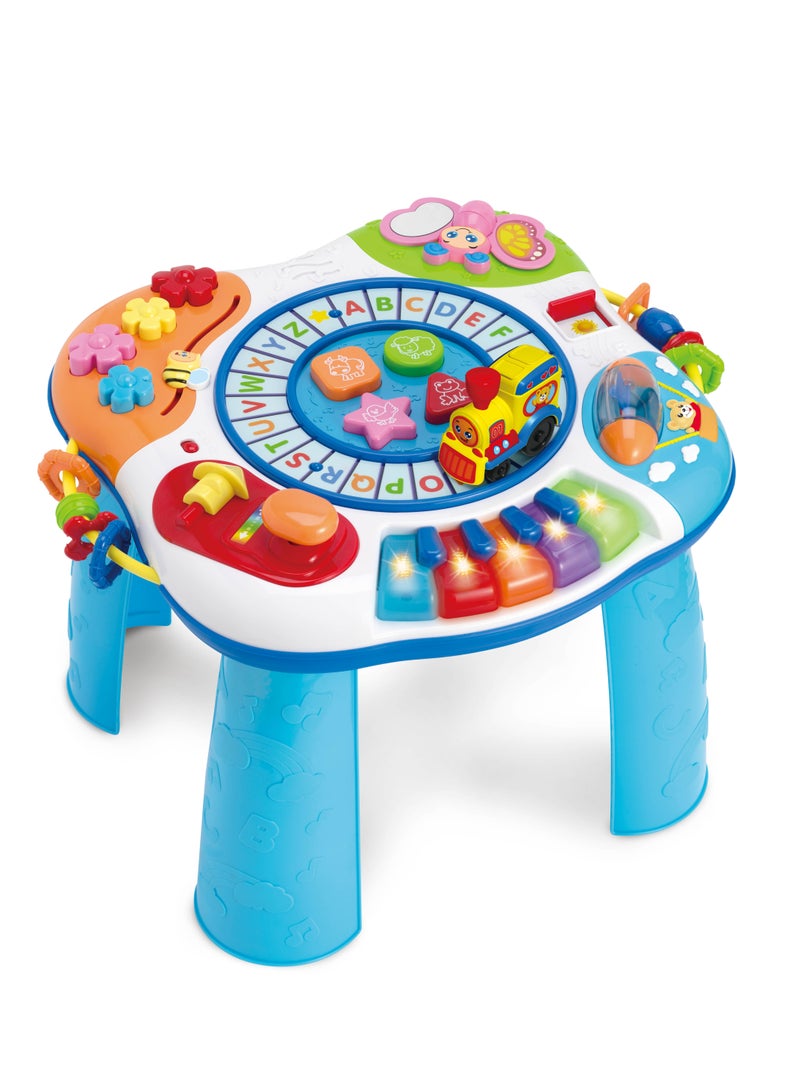 Winfun Letter Train & Piano Activity Table – Alphabet Learning, Music & Sensory Play for Toddlers | Early Learning with Lights, Sounds & Activity Center for Kids | For Toddler 12 Months+ - Image 1