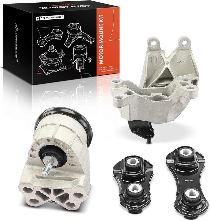 A-Premium Engine Mount Replacement Kit for Ford Explorer 2013-2019 Police Interceptor Utility, Set of 4 - Image 1