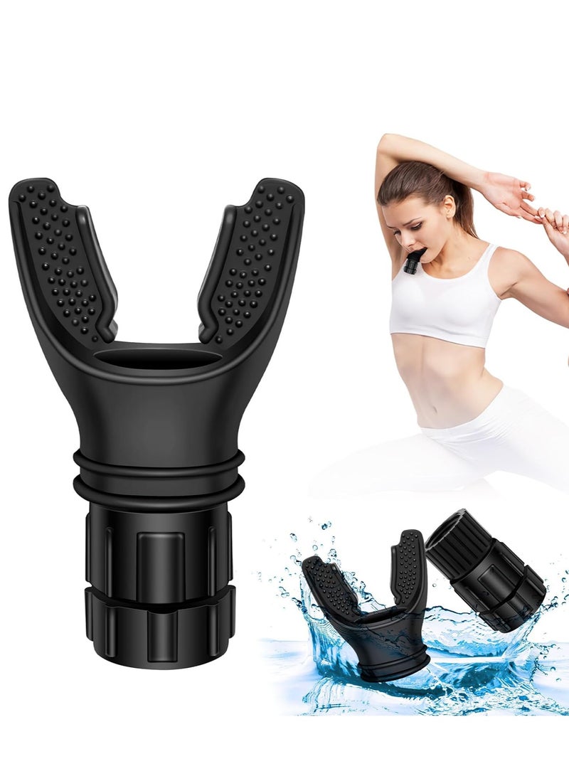 كابتن تيك Spirometry Breathing Exercise Device, Lung Exerciser Device with Adjustable Resistance, Boost Lung Capacity u0026 Abdominal Strength, Inspiratory Muscle Trainer Device O2 Lung Trainer - Image 1