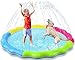 Jasonwell Kids Dog Splash Pad Sprinkler Jasonwell Non Slip Dog Sprinkler Pad Splash Pool Puppy Dogs Pool Summer Outdoor Water Toys Backyard Durable Splash Pad for Toddlers Kids Small Medium Large Dogs Pet - Image 3