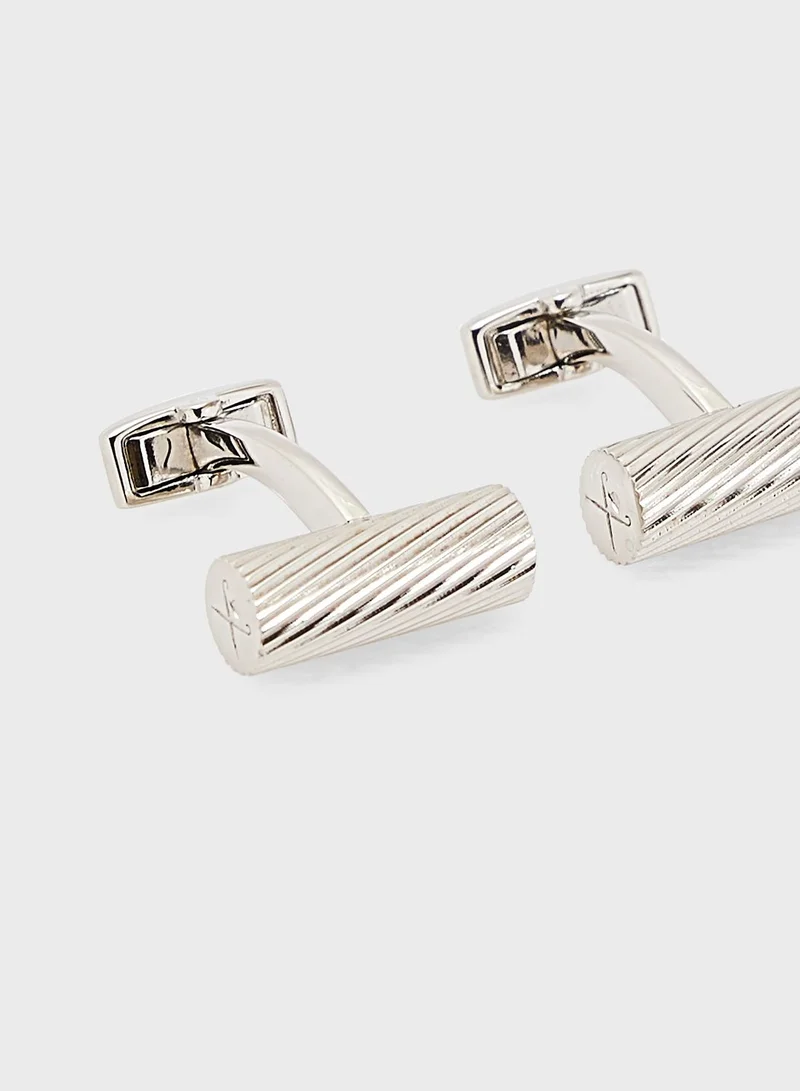 Hackett Solid Cylinder Bar Cufflinks