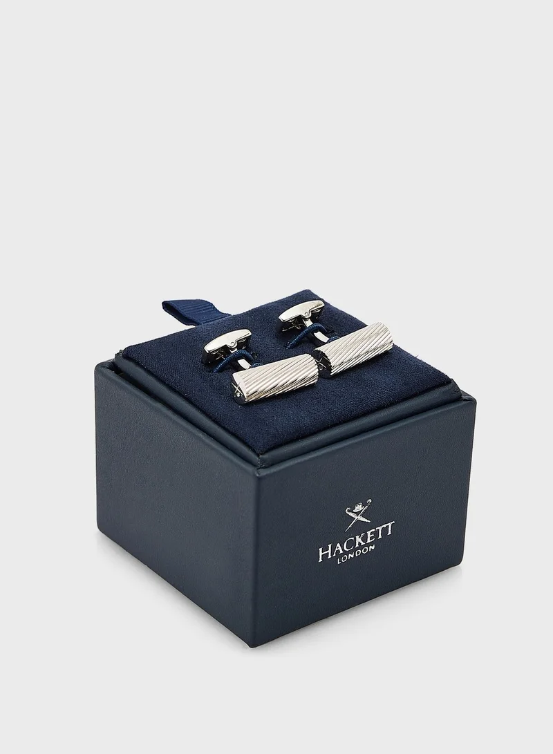 Hackett Solid Cylinder Bar Cufflinks