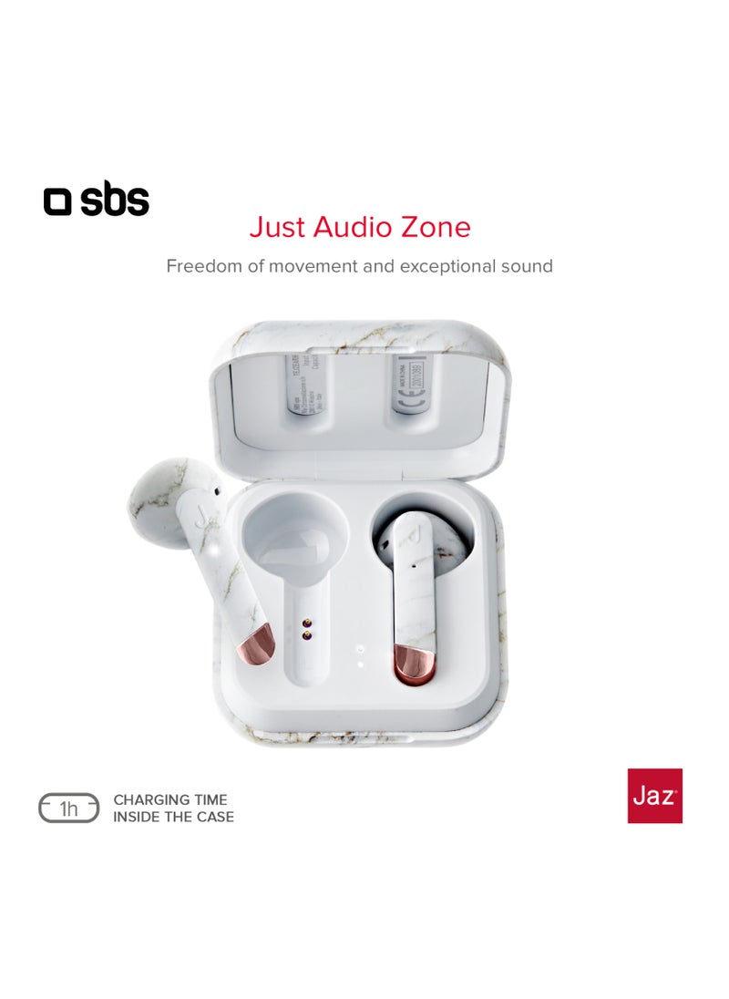 SBS - True Wireless Stereo earphones Bluetooth BT TWS earbuds with lightness, sophisticated design and first-class audio performance with 400mAh charging case, semi in-ear for tablets, iPhone and  others - Image 1