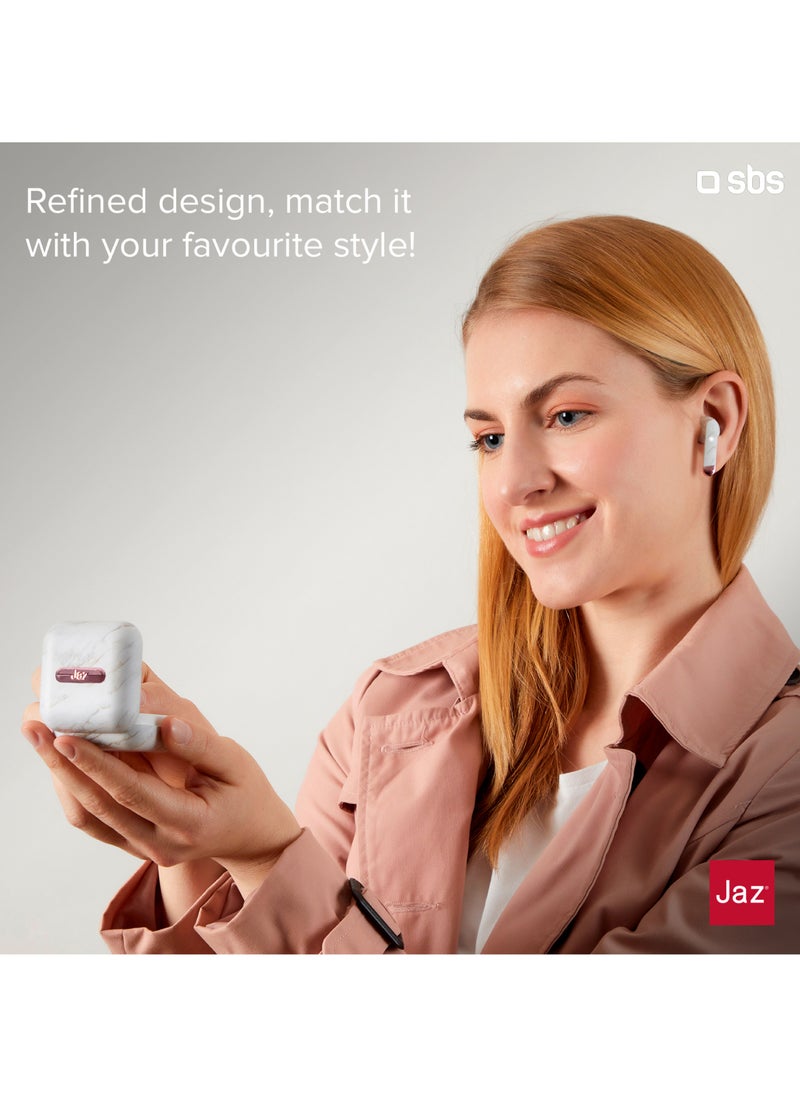 SBS - True Wireless Stereo earphones Bluetooth BT TWS earbuds with lightness, sophisticated design and first-class audio performance with 400mAh charging case, semi in-ear for tablets, iPhone and  others - Image 1