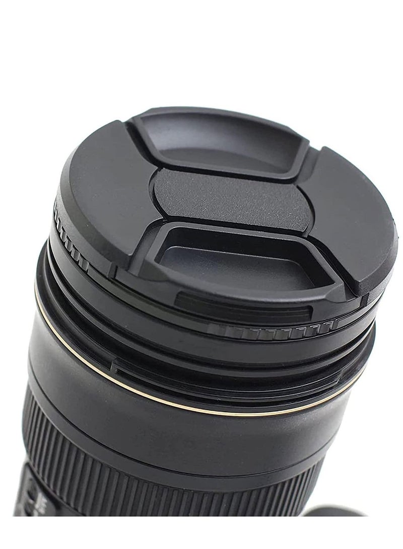 Coopic 2 x 37mm Lens Cap Front Cover Protector Snap On Center Pinch for Camera Canon Nikon Sony DSLR - Image 5