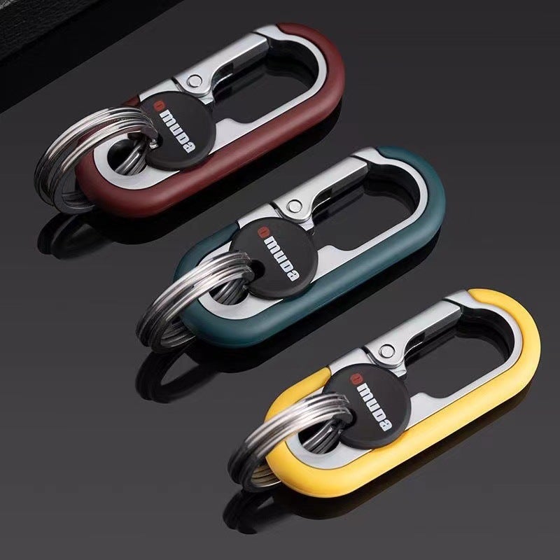 Omeida Creative Car Keychain Waist Hanging Stainless Steel Key Ring 3746 - Image 3
