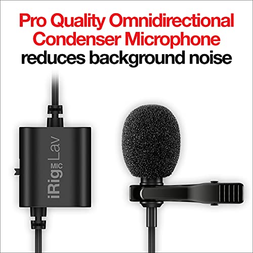 IK Multimedia iRig Mic Lav Compact Lavalier for Smartphones and Tablets (Two-Pack) - Image 3