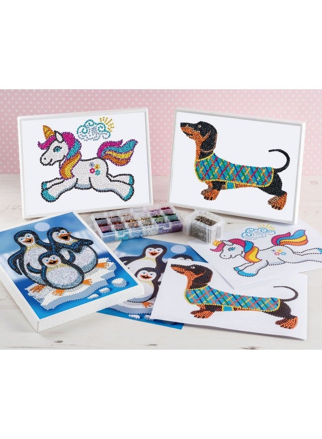 Sequin Art Red, Butterfly, Sparkling Arts and Crafts Picture Kit; Creative Crafts for Adults and Kids - Image 5