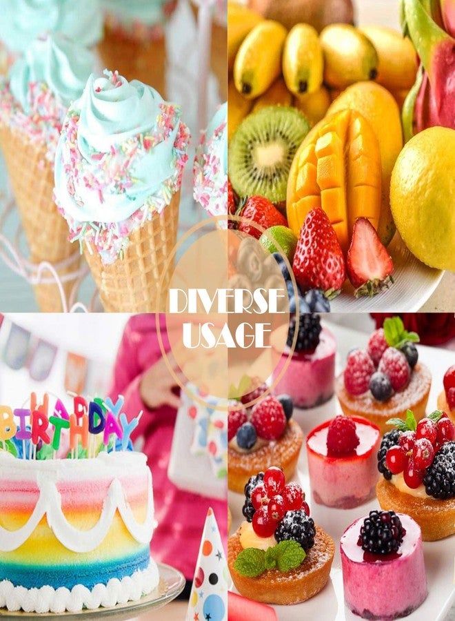 Anley Assorted 100 Different Countries Toothpick Flag - Vivid Double Sided Print & Solid Smooth Pick - Party Decoration Cocktail Fruit Stick Cupcakes Toppers(100 pcs) - Image 3