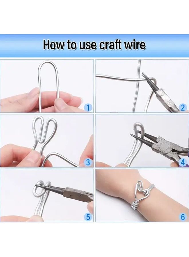 3 مم × 393 7 بوصة سلك حرفي من الألومنيوم لتشكيل هياكل البونساي والزهور وصنع المجوهرات DIY - Image 5