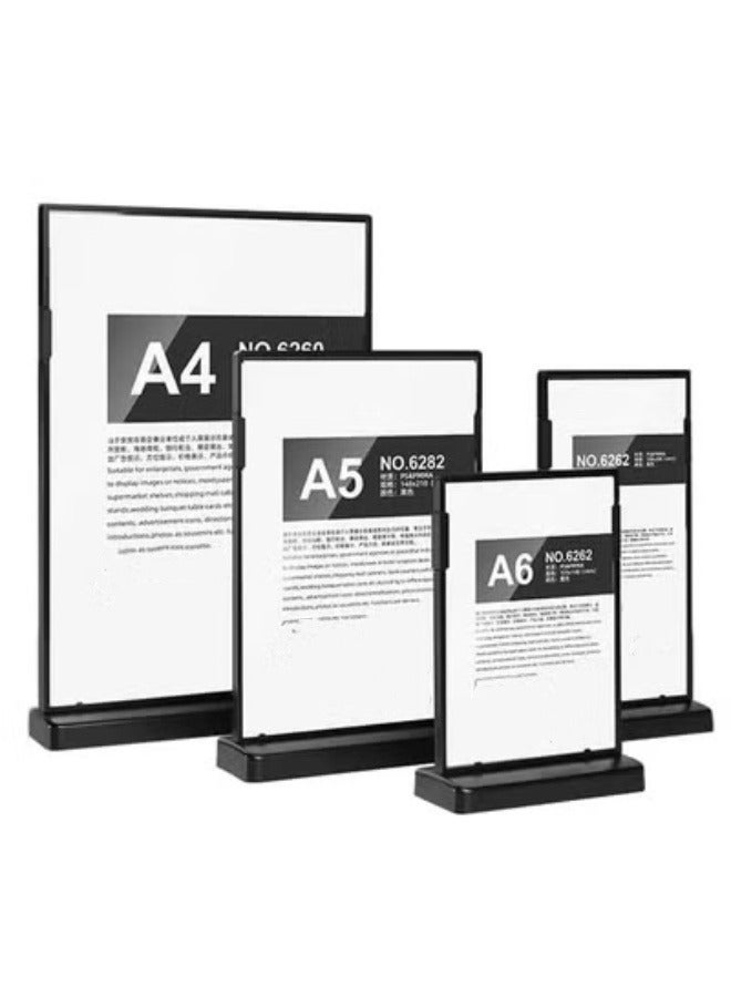 Eckek حامل لافتات من بلاستيك ABS، حامل لافتات على شكل حرف T لعرض القوائم - Image 2