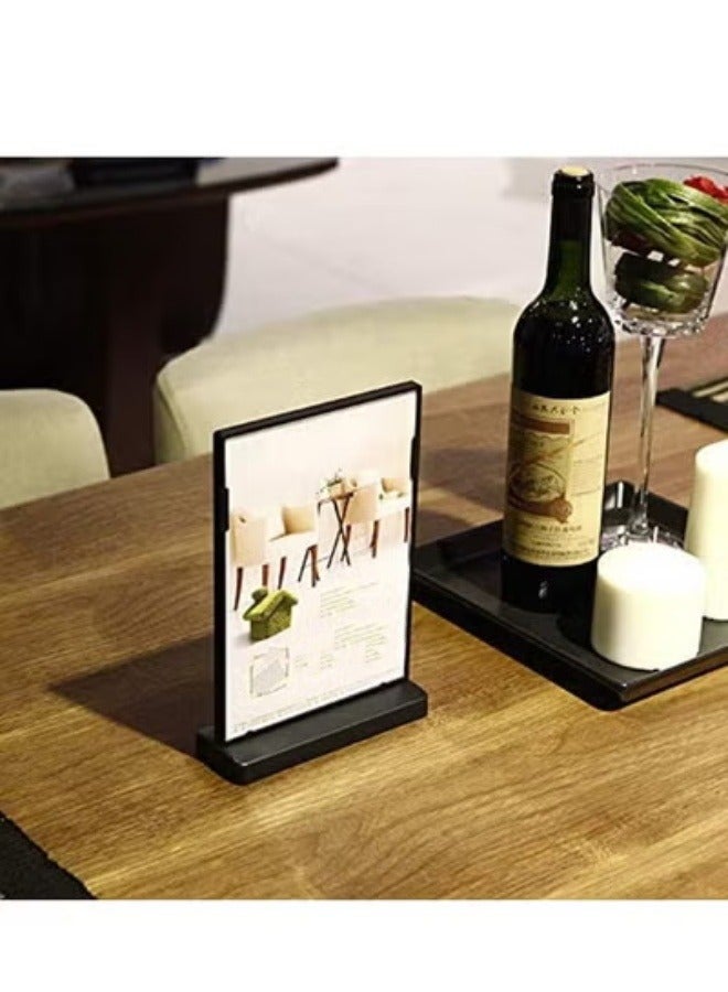 Eckek حامل لافتات من بلاستيك ABS، حامل لافتات على شكل حرف T لعرض القوائم - Image 5