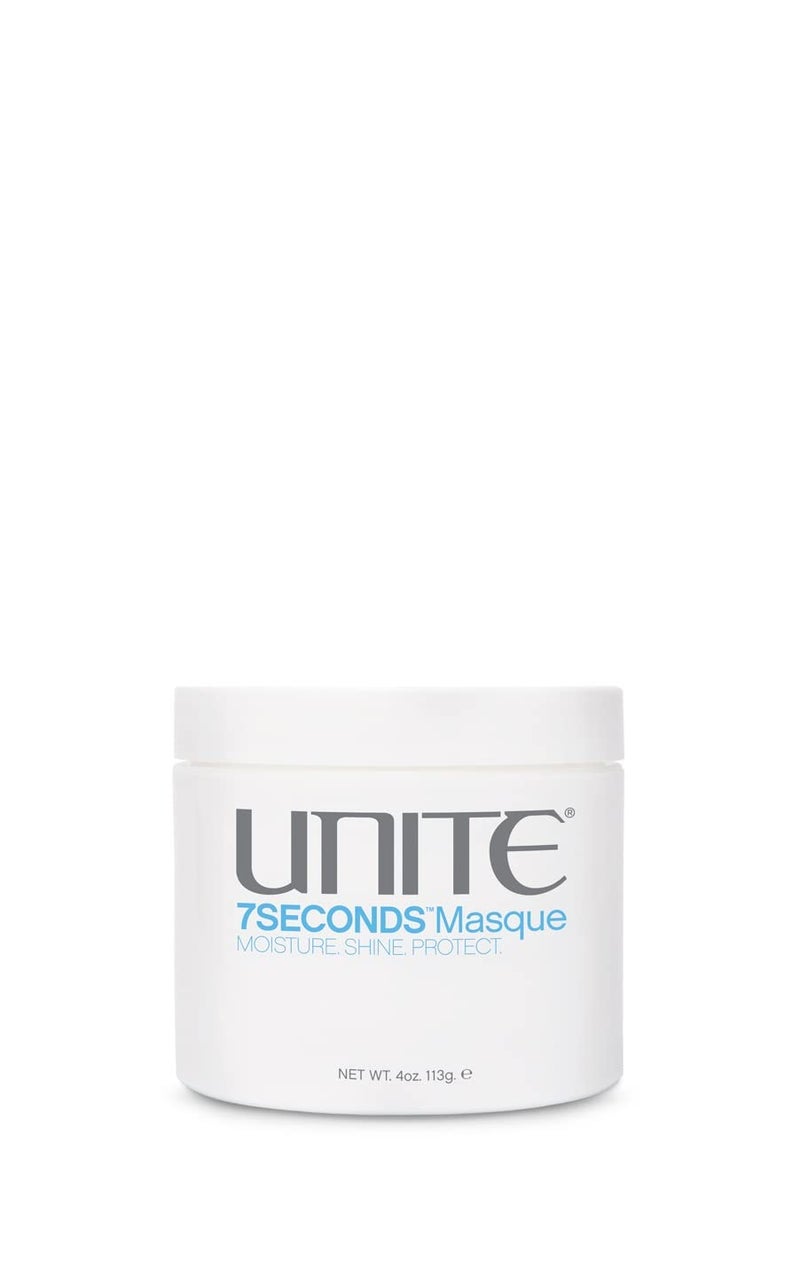 UNITE Hair 7SECONDS Masque Deep Conditioning Treatment for All Hair Types Restores Elasticity Hydrates Strengthens Adds Shine ParabenFree Safe for Extensions 4 oz