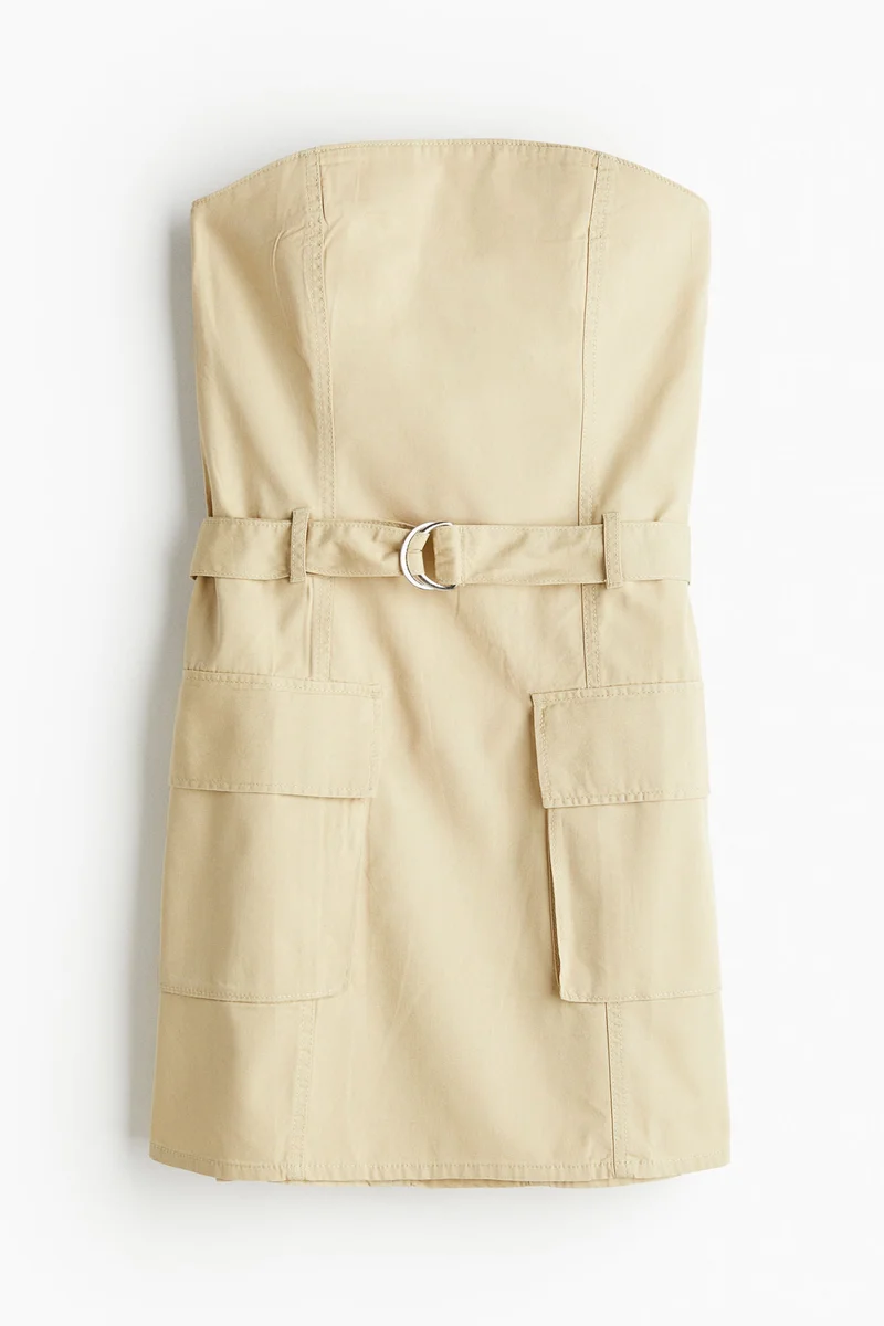 H&M Bandeau Utility Dress