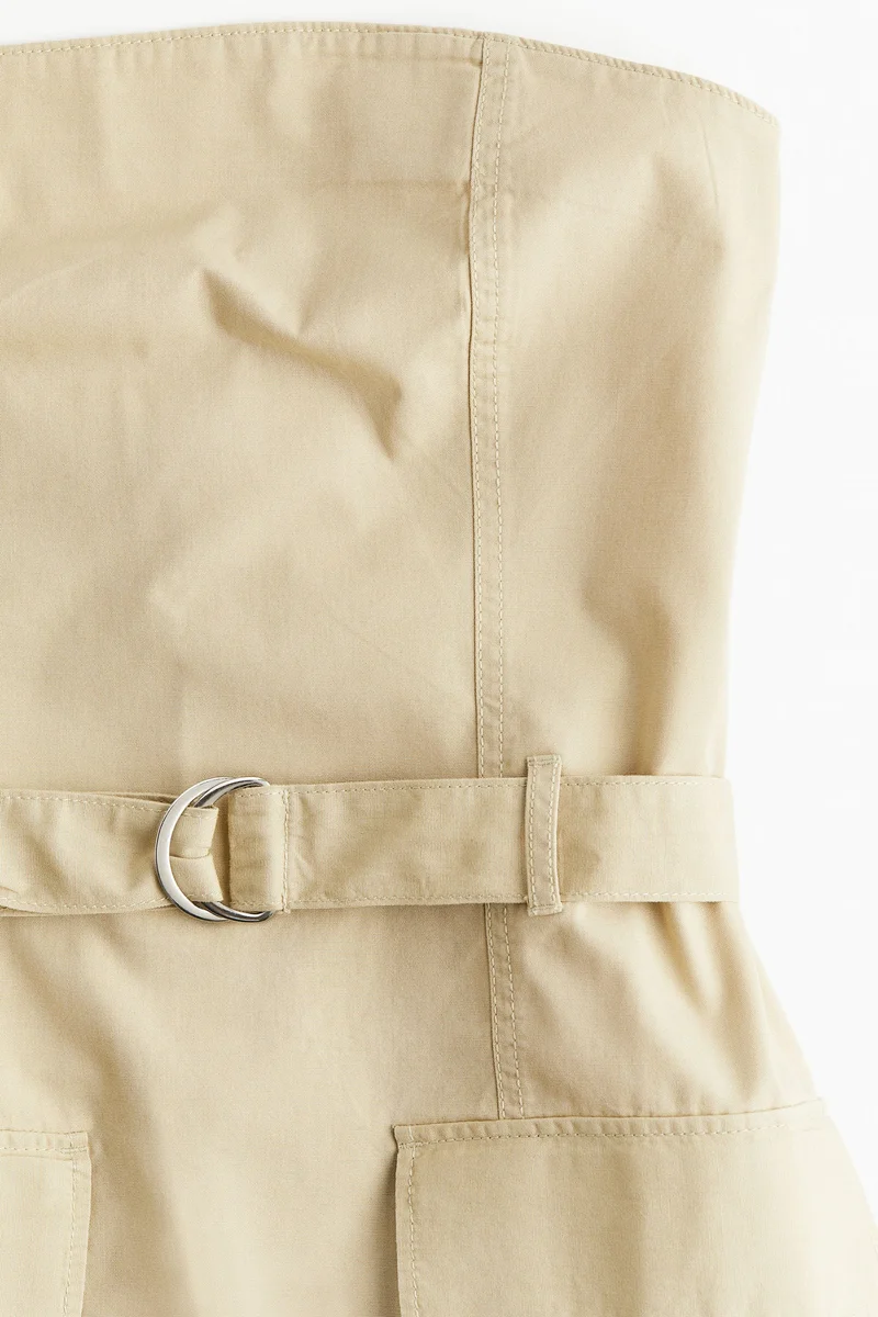 H&M Bandeau Utility Dress