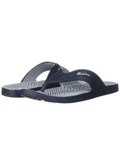 Bata Bata Men's ALFRED TH Slippers (8729391_NAVY_9 UK)  - Image 2