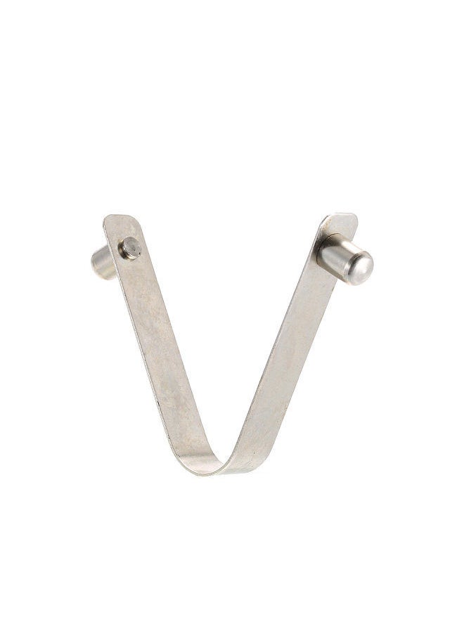 Generic - 6pcs Kayak Paddle Spring Clips Tent Pole Clips Push Button Spring Snap Clip Locking Tube Pin 9mm double pin solid buttons - Image 1