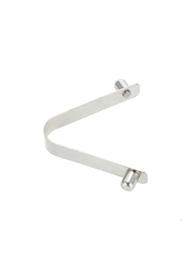 Generic - 6pcs Kayak Paddle Spring Clips Tent Pole Clips Push Button Spring Snap Clip Locking Tube Pin 9mm double pin solid buttons - Image 1