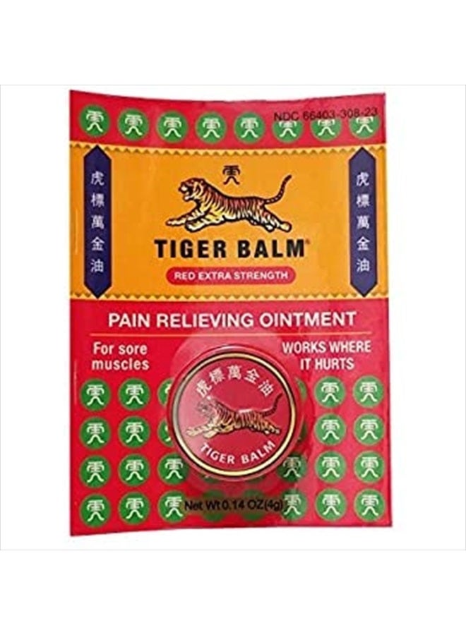 Tiger Balm بلسم النمر قوة إضافية، أحمر، 4 جرام